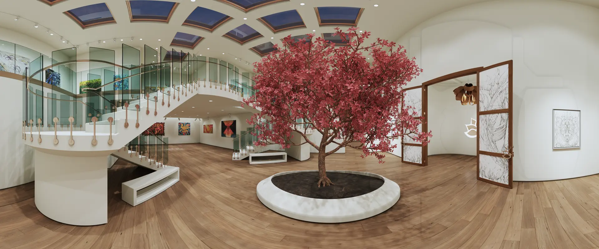 Virtual Gallery Illustration