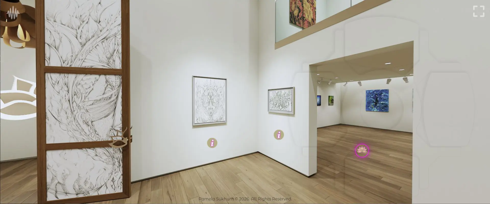 Virtual Gallery Illustration